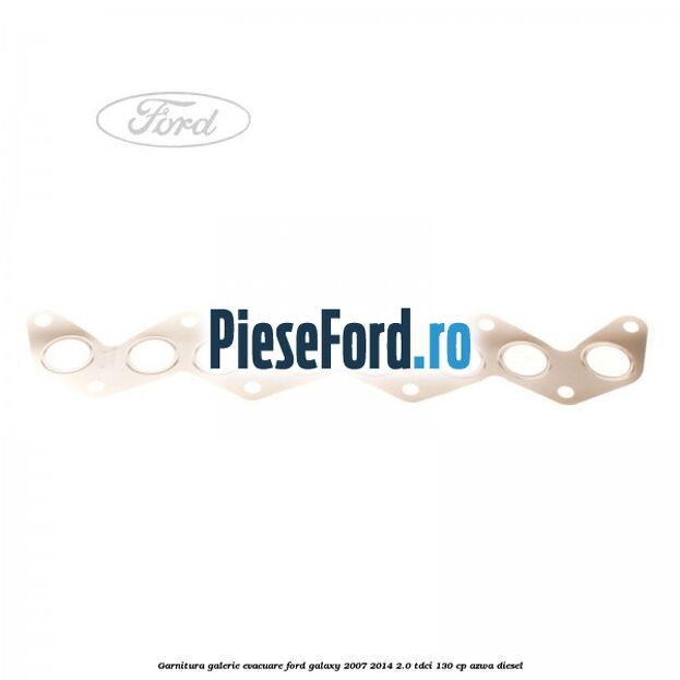 Garnitura galerie evacuare Ford Galaxy 2007-2014 2.0 TDCi 130 cp Garnitura galerie evacuare Ford Galaxy 2007-2014 2.0 TDCi 130 cp AZWA diesel