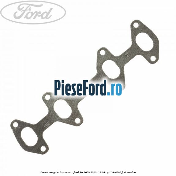 Garnitura galerie evacuare Ford Ka 2009-2016 1.2 69 cp 169A4000, FP4 benzina