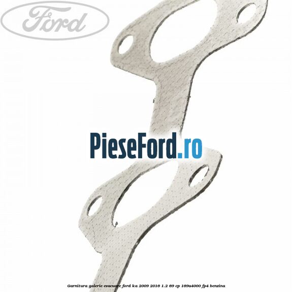 Garnitura galerie evacuare Ford Ka 2009-2016 1.2 69 cp 169A4000, FP4 benzina