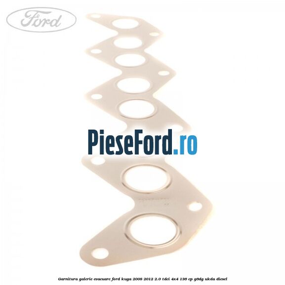 Garnitura galerie evacuare Ford Kuga 2008-2012 2.0 TDCi 4x4 136 cp G6DG, UKDA diesel