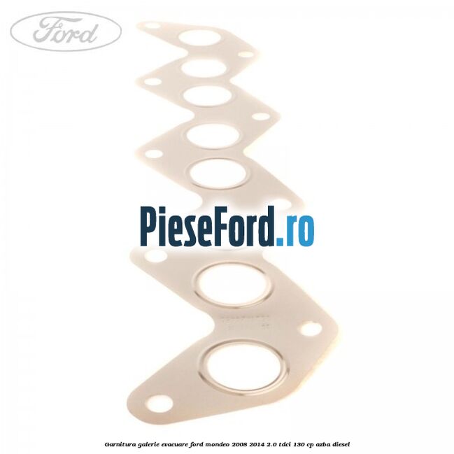 Garnitura galerie evacuare Ford Mondeo 2008-2014 2.0 TDCi 130 cp AZBA diesel