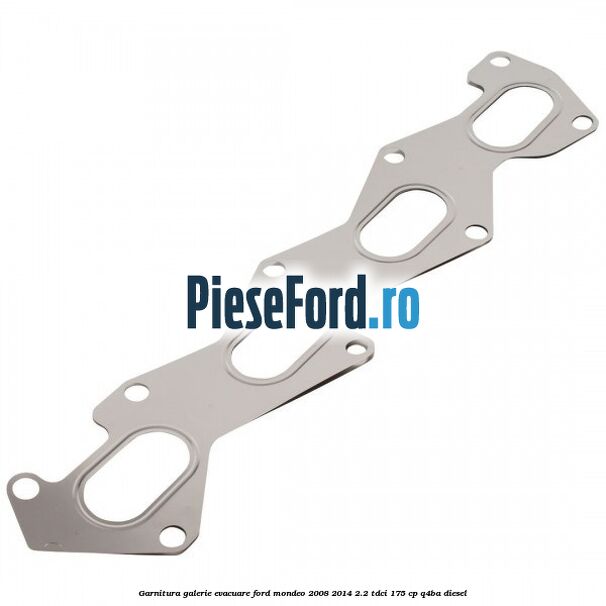 Garnitura galerie evacuare Ford Mondeo 2008-2014 2.2 TDCi 175 cp Q4BA diesel
