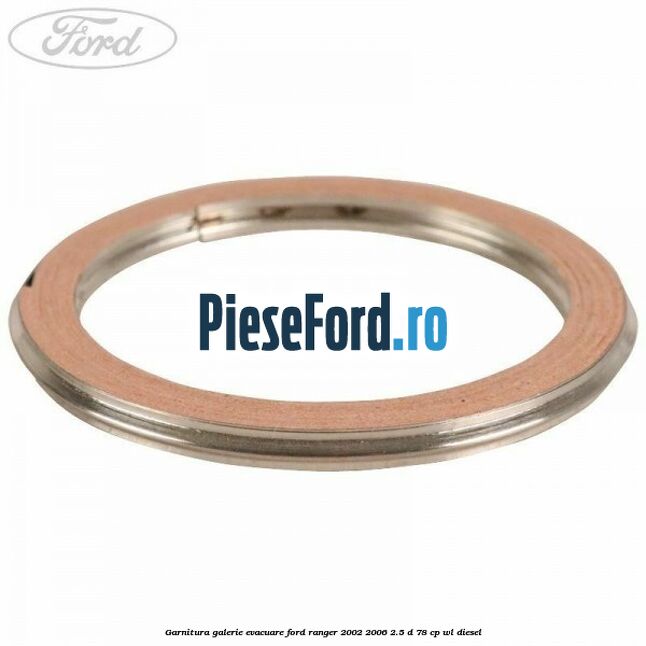 Garnitura galerie evacuare Ford Ranger 2002-2006 2.5 D 78 cp WL diesel