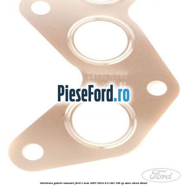Garnitura galerie evacuare Ford S-Max 2007-2014 2.0 TDCi 136 cp AZWC, UKWA diesel