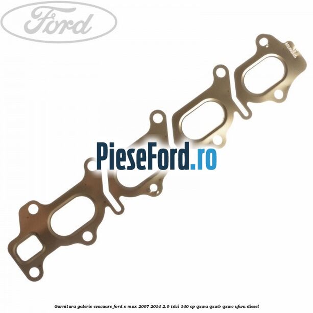 Garnitura galerie evacuare Ford S-Max 2007-2014 2.0 TDCi 140 cp Garnitura galerie evacuare Ford S-Max 2007-2014 2.0 TDCi 140 cp QXWA, QXWB, QXWC, UFWA diesel