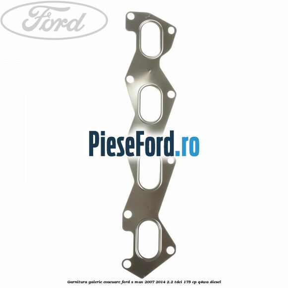 Garnitura galerie evacuare Ford S-Max 2007-2014 2.2 TDCi 175 cp Q4WA diesel