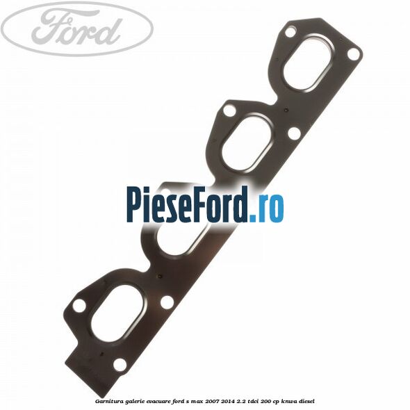 Garnitura galerie evacuare Ford S-Max 2007-2014 2.2 TDCi 200 cp KNWA diesel