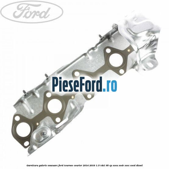 Garnitura galerie evacuare Ford Tourneo Courier 2014-2018 1.5 TDCi 95 cp XVCA, XVCB, XVCC, XVCD diesel