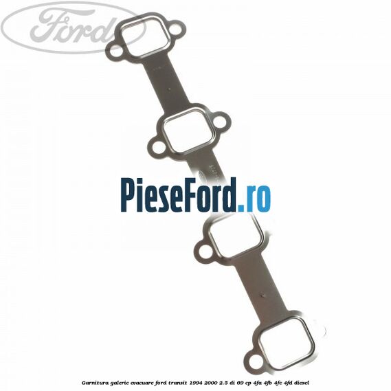 Garnitura galerie evacuare Ford Transit 1994-2000 2.5 DI 69 cp 4FA, 4FB, 4FC, 4FD diesel