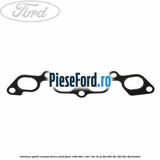 Garnitura, galerie evacuare forma z Ford Fiesta 1996-2001 1.25 i 16V 75 cp