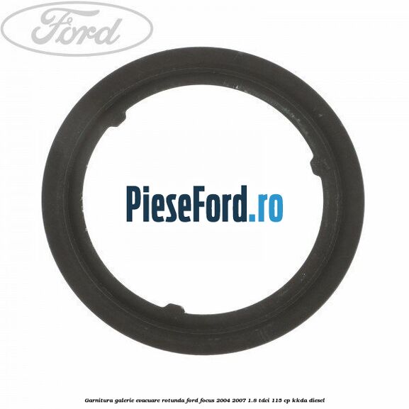 Garnitura, galerie evacuare rotunda Ford Focus 2004-2007 1.8 TDCi 115 cp KKDA diesel