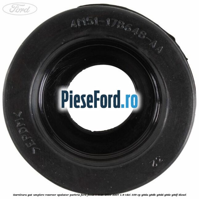 Garnitura gat umplere rezervor spalator parbriz Ford Focus C-Max 2003-2007 1.6 TDCi 109 cp G8DA, G8DB, G8DD, G8DE, G8DF diesel