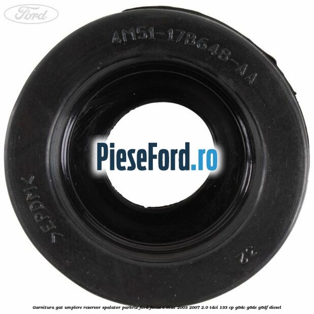 Garnitura gat umplere rezervor spalator parbriz Ford Focus C-Max 2003-2007 2.0 TDCi 133 cp G6DC, G6DE, G6DF diesel