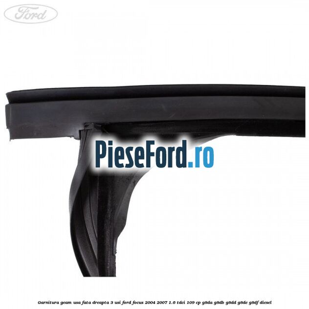 Garnitura geam usa fata dreapta 3 usi Ford Focus 2004-2007 1.6 TDCi 109 cp Garnitura geam usa fata dreapta 3 usi Ford Focus 2004-2007 1.6 TDCi 109 cp G8DA, G8DB, G8DD, G8DE, G8DF diesel
