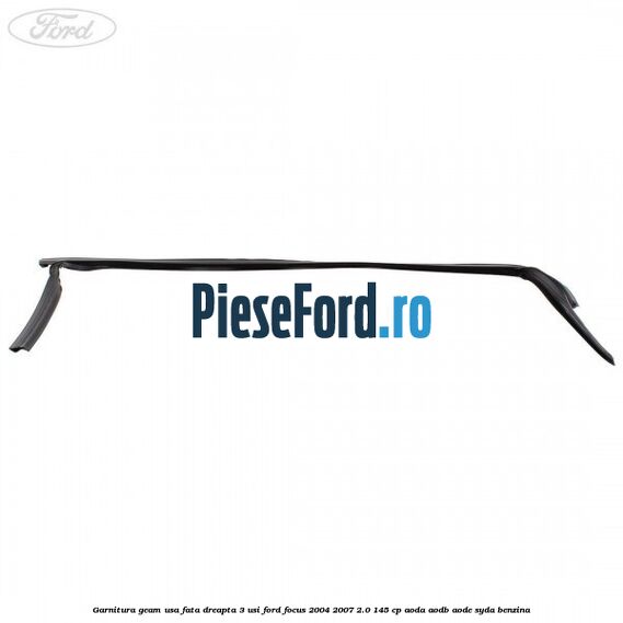 Garnitura geam usa fata dreapta 3 usi Ford Focus 2004-2007 2.0 145 cp AODA, AODB, AODE, SYDA benzina