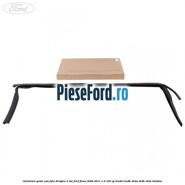Garnitura geam usa fata dreapta 3 usi Ford Focus 2008-2011 1.6 100 cp HWDA, HWDB, SHDA, SHDB, SHDC benzina