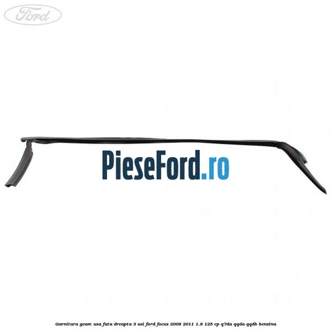 Garnitura geam usa fata dreapta 3 usi Ford Focus 2008-2011 1.8 125 cp Q7DA, QQDA, QQDB benzina