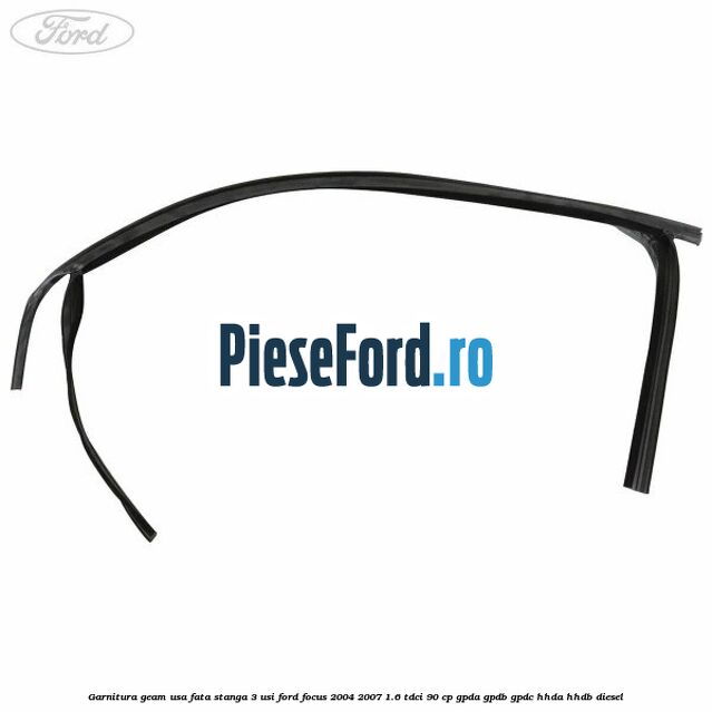 Garnitura geam usa fata stanga 3 usi Ford Focus 2004-2007 1.6 TDCi 90 cp Garnitura geam usa fata stanga 3 usi Ford Focus 2004-2007 1.6 TDCi 90 cp GPDA, GPDB, GPDC, HHDA, HHDB diesel