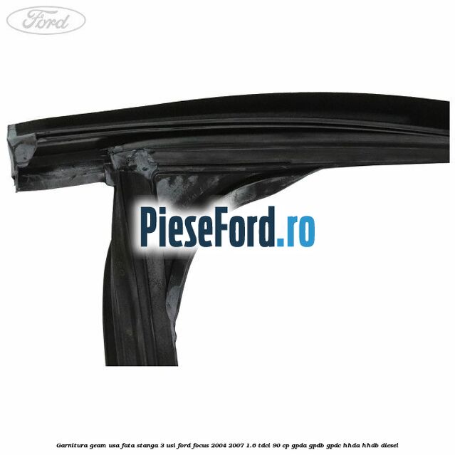 Garnitura geam usa fata stanga 3 usi Ford Focus 2004-2007 1.6 TDCi 90 cp Garnitura geam usa fata stanga 3 usi Ford Focus 2004-2007 1.6 TDCi 90 cp GPDA, GPDB, GPDC, HHDA, HHDB diesel