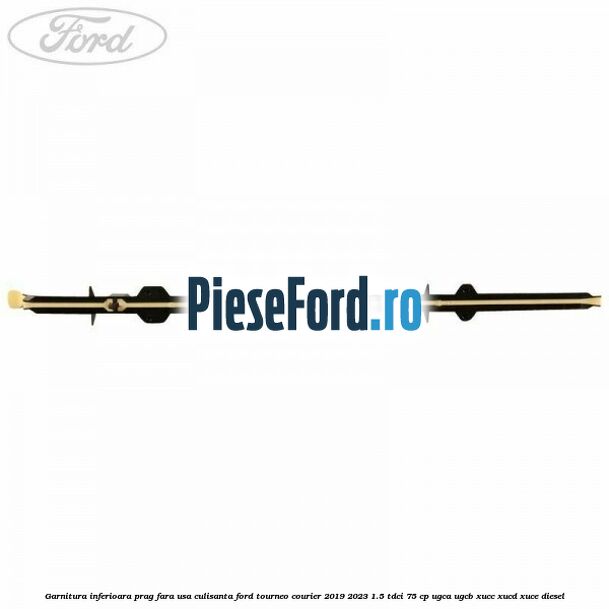 Garnitura inferioara prag fara usa culisanta Ford Tourneo Courier 2019-2023 1.5 TDCi 75 cp Garnitura inferioara prag fara usa culisanta Ford Tourneo Courier 2019-2023 1.5 TDCi 75 cp UGCA, UGCB, XUCC, XUCD, XUCE, diesel