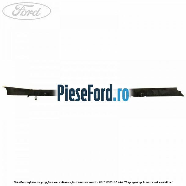 Garnitura inferioara prag fara usa culisanta Ford Tourneo Courier 2019-2023 1.5 TDCi 75 cp Garnitura inferioara prag fara usa culisanta Ford Tourneo Courier 2019-2023 1.5 TDCi 75 cp UGCA, UGCB, XUCC, XUCD, XUCE, diesel
