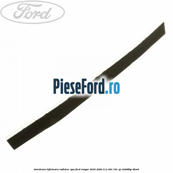 Garnitura inferioara radiator apa Ford Ranger 2016-2020 2.2 TDCi 131 cp T22DD0P diesel