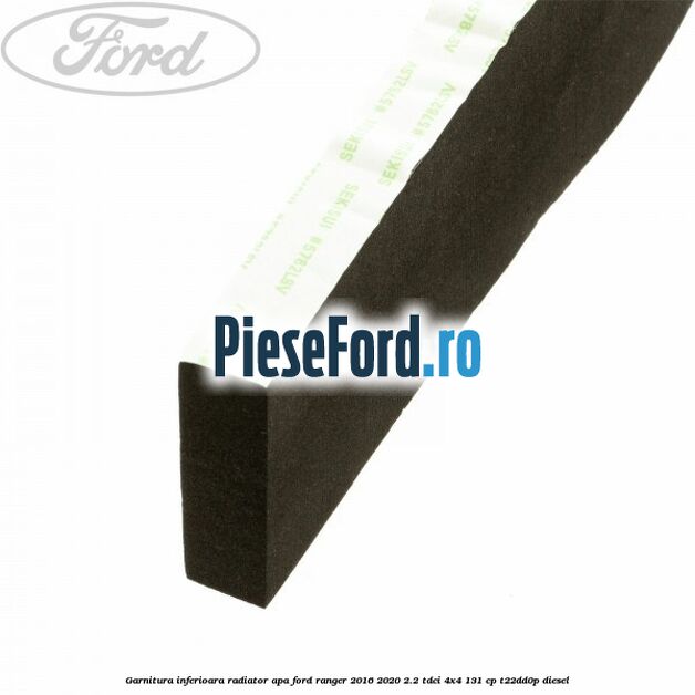 Garnitura inferioara radiator apa Ford Ranger 2016-2020 2.2 TDCi 4x4 131 cp T22DD0P diesel
