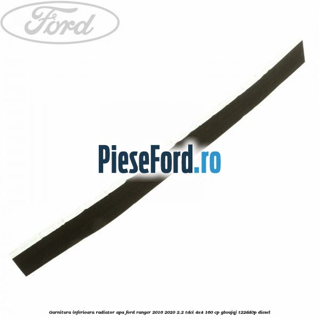 Garnitura inferioara radiator apa Ford Ranger 2016-2020 2.2 TDCi 4x4 160 cp GBVAJQJ, T22DD0P diesel