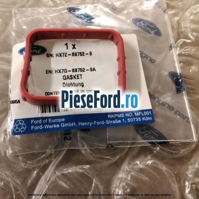 Garnitura inferioara separator ulei spre spate Ford Fiesta 2017-2023 1.5 EcoBoost ST 200 cp YZJA benzina