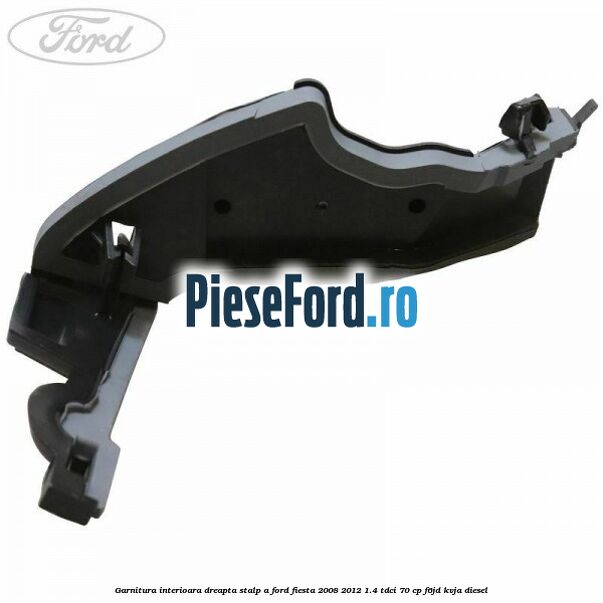Garnitura interioara dreapta stalp A Ford Fiesta 2008-2012 1.4 TDCi 70 cp Garnitura interioara dreapta stalp A Ford Fiesta 2008-2012 1.4 TDCi 70 cp F6JD, KVJA diesel