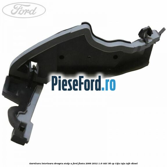 Garnitura interioara dreapta stalp A Ford Fiesta 2008-2012 1.6 TDCi 95 cp T3JA, TZJA, TZJB diesel