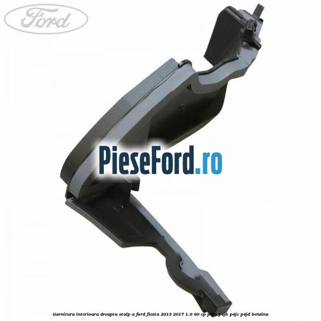 Garnitura interioara dreapta stalp A Ford Fiesta 2013-2017 1.0 80 cp P4JA, P4JB, P4JC, P4JD benzina