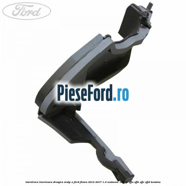 Garnitura interioara dreapta stalp A Ford Fiesta 2013-2017 1.0 EcoBoost 100 cp SFJA, SFJB, SFJC, SFJD benzina
