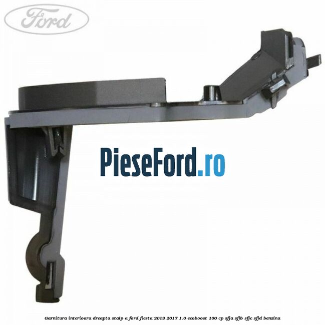 Garnitura interioara dreapta stalp A Ford Fiesta 2013-2017 1.0 EcoBoost 100 cp Garnitura interioara dreapta stalp A Ford Fiesta 2013-2017 1.0 EcoBoost 100 cp SFJA, SFJB, SFJC, SFJD benzina