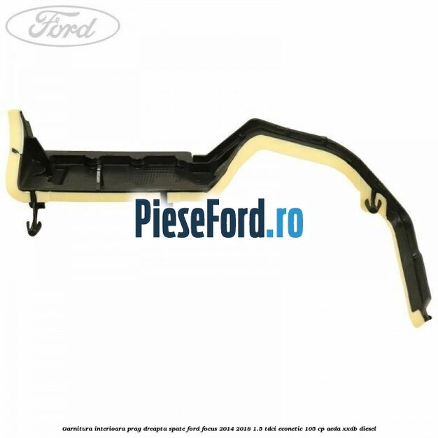 Garnitura interioara prag dreapta spate Ford Focus 2014-2018 1.5 TDCi ECOnetic 105 cp Garnitura interioara prag dreapta spate Ford Focus 2014-2018 1.5 TDCi ECOnetic 105 cp AEDA, XXDB diesel