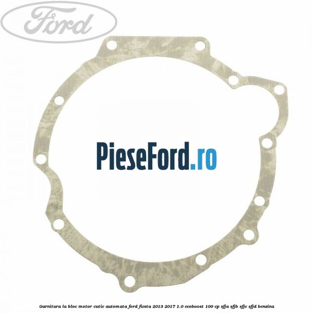 Garnitura la bloc motor cutie automata Ford Fiesta 2013-2017 1.0 EcoBoost 100 cp SFJA, SFJB, SFJC, SFJD benzina