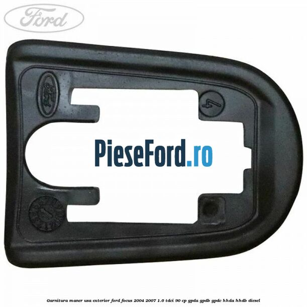 Garnitura maner usa exterior Ford Focus 2004-2007 1.6 TDCi 90 cp GPDA, GPDB, GPDC, HHDA, HHDB diesel