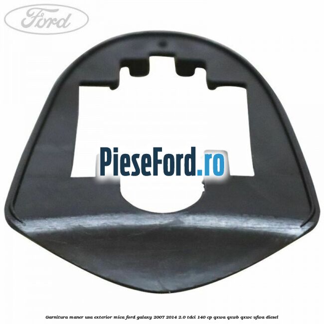 Garnitura maner usa exterior mica Ford Galaxy 2007-2014 2.0 TDCi 140 cp QXWA, QXWB, QXWC, UFWA diesel