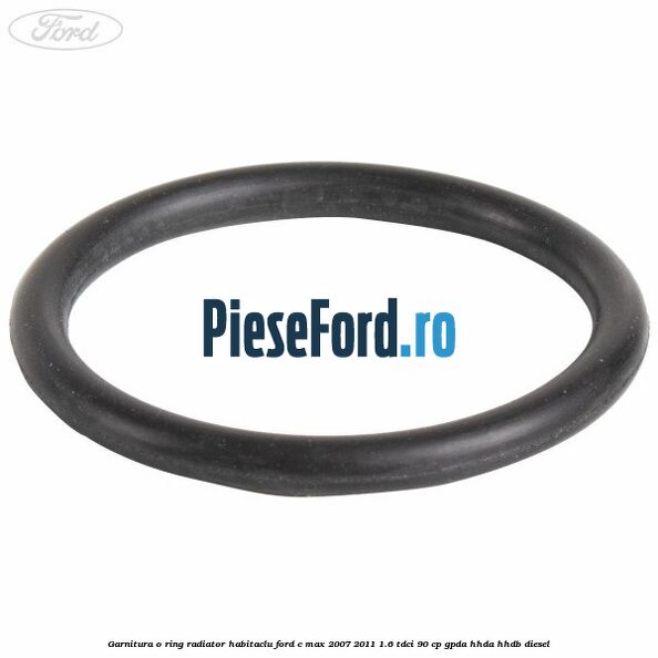 Garnitura, o ring radiator habitaclu Ford C-Max 2007-2011 1.6 TDCi 90 cp GPDA, HHDA, HHDB diesel