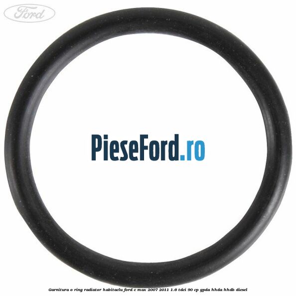 Garnitura, o ring radiator habitaclu Ford C-Max 2007-2011 1.6 TDCi 90 cp GPDA, HHDA, HHDB diesel