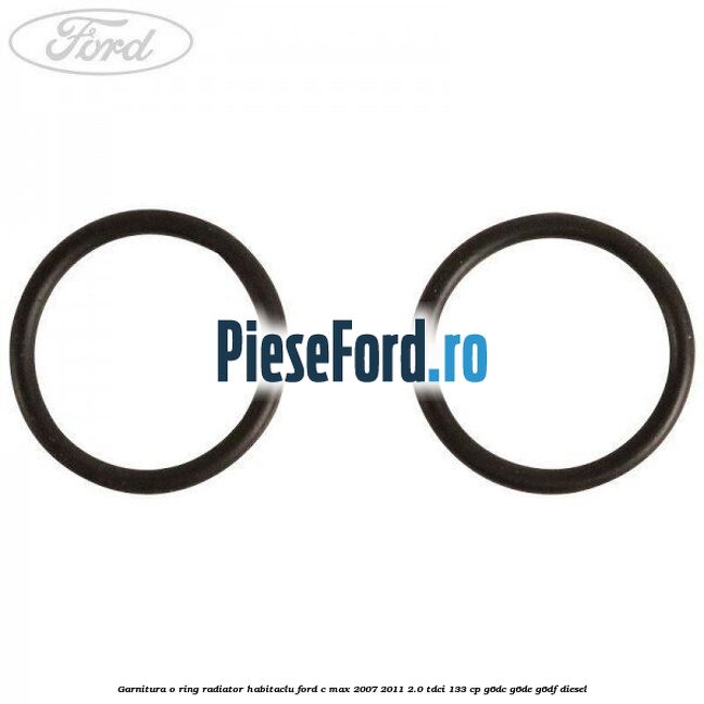 Garnitura, o ring radiator habitaclu Ford C-Max 2007-2011 2.0 TDCi 133 cp Garnitura, o ring radiator habitaclu Ford C-Max 2007-2011 2.0 TDCi 133 cp G6DC, G6DE, G6DF diesel