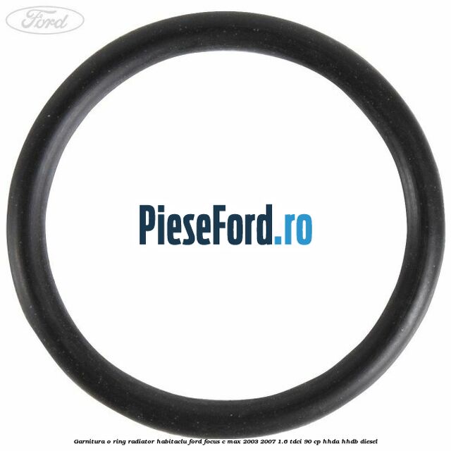 Garnitura, o ring radiator habitaclu Ford Focus C-Max 2003-2007 1.6 TDCi 90 cp HHDA, HHDB diesel