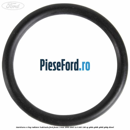 Garnitura, o ring radiator habitaclu Ford Focus C-Max 2003-2007 2.0 TDCi 136 cp G6DA, G6DB, G6DD, G6DG diesel
