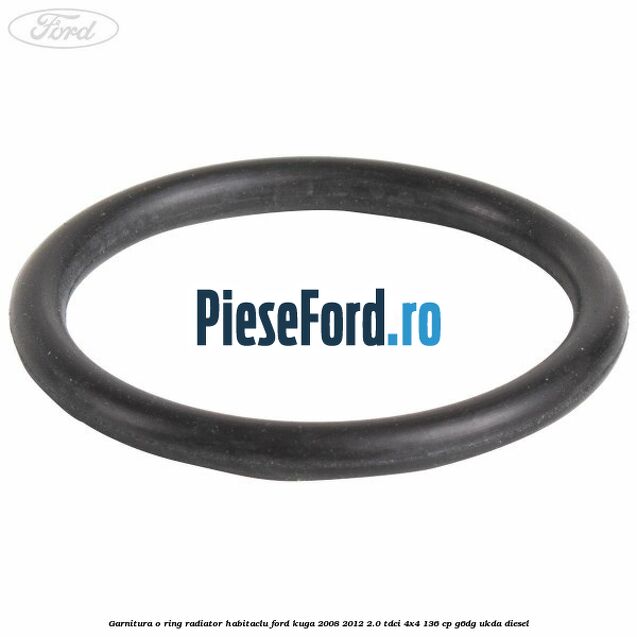 Garnitura, o ring radiator habitaclu Ford Kuga 2008-2012 2.0 TDCi 4x4 136 cp G6DG, UKDA diesel