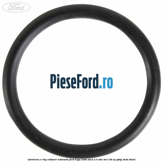 Garnitura, o ring radiator habitaclu Ford Kuga 2008-2012 2.0 TDCi 4x4 136 cp G6DG, UKDA diesel