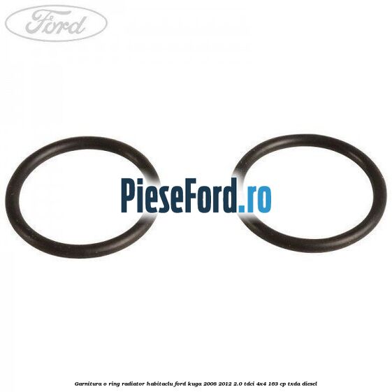 Garnitura, o ring radiator habitaclu Ford Kuga 2008-2012 2.0 TDCI 4x4 163 cp TXDA diesel
