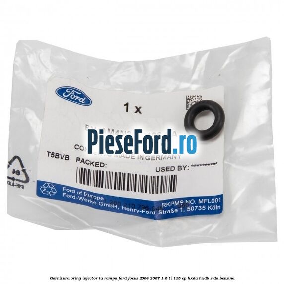 Garnitura, oring injector la rampa Ford Focus 2004-2007 1.6 Ti 115 cp HXDA, HXDB, SIDA benzina