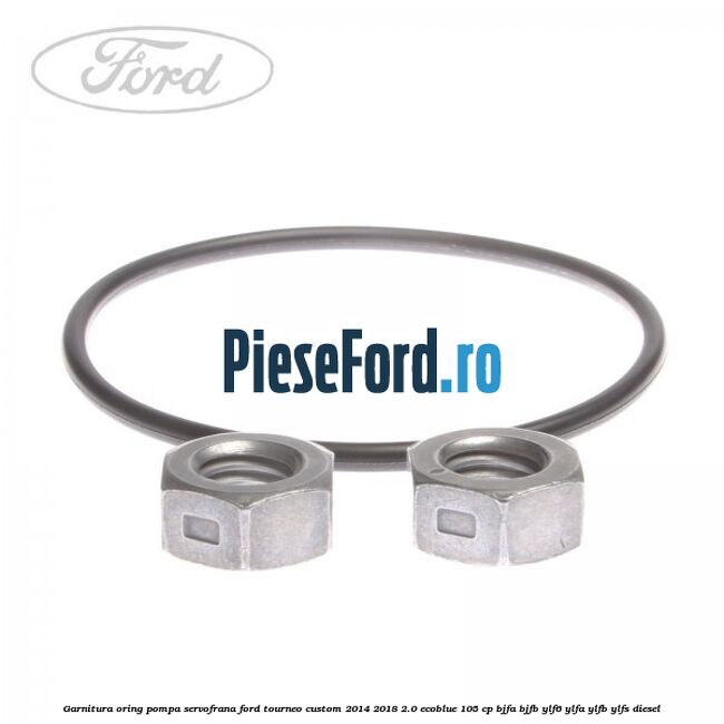 Garnitura oring pompa servofrana Ford Tourneo Custom 2014-2018 2.0 EcoBlue 105 cp BJFA, BJFB, YLF6, YLFA, YLFB, YLFS diesel