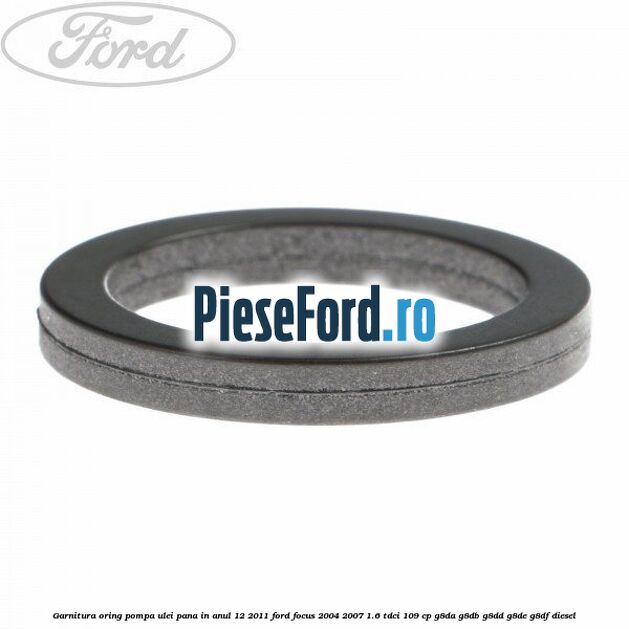 Garnitura oring pompa ulei pana in anul 12/2011 Ford Focus 2004-2007 1.6 TDCi 109 cp G8DA, G8DB, G8DD, G8DE, G8DF diesel