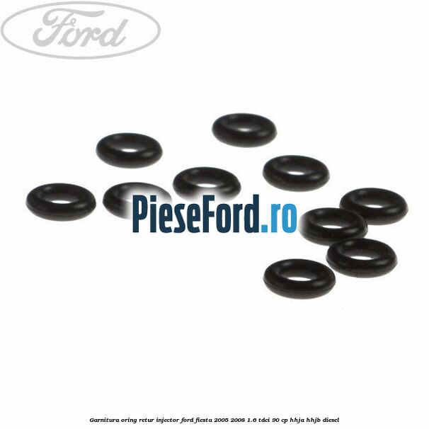 Garnitura oring retur injector Ford Fiesta 2005-2008 1.6 TDCi 90 cp HHJA, HHJB diesel